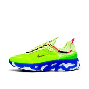 Men's Nike React Live PRM Size 13 Barely Volt/Hyper Royal (CZ9081 700)